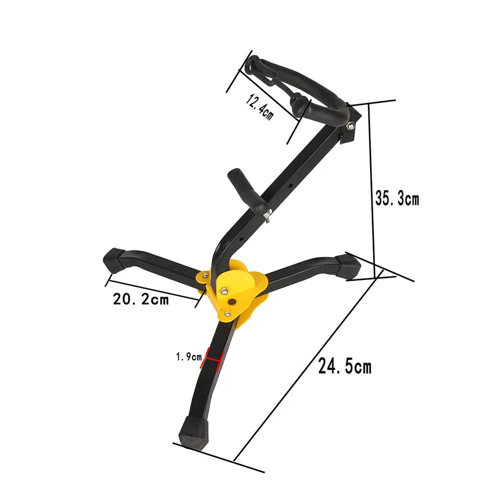 Alto Tenor Saxophone Stand Foldable Portable Sax Tripod Metal   Holder for Alto Tenor Sax Woodwind Instrument Parts Accessories