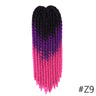 YunRong Senegalese Twist Hair Jumbo Crochet Braids 22 inch 120g 20 Color Ombre Synthetic Crochet Hair Braiding Hair For Women