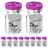 Ks-Tek Sterile Empty Vials with Self Healing Injection Port,with Flip Off Aluminum Cap,Sterile Package