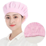 Cute Elastic Kitchen work Hats Restaurant Breathable chefs hat Hotel Cooking Accessories Cap Women Dust proof housework Hat Men