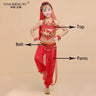 Kids Belly Dance Costumes Set Oriental Dance Costumes Girl Egypt Bollywood Indian Belly Dancing Clothing India 6 Color Dance Set