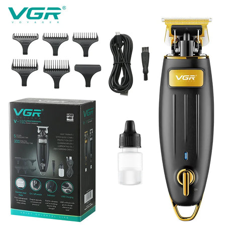 VGR 192 Hair Clipper Electric Professional Personal Care Home Appliance USB Trimmer Barber For Haircut Machine Salon VGR V-192