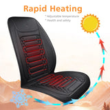 1/2pcs Winter Heated Car Seat Cover 12V Heating Warmer Car Seat Cushion Auto Universal Car Seat Protector Cloak Cover Pads Set