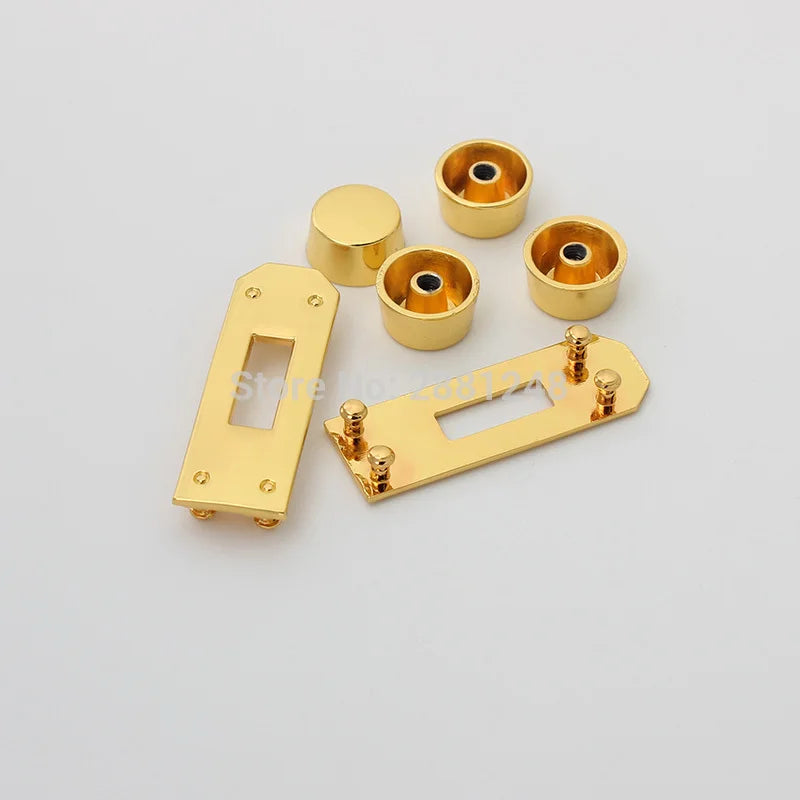 New Rectangle Eyelets Hanger Metal Lock for Bag Hardware Wholesale Fashion a Set of Locks Fitting Woman Handbag Bag Accessories