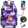 Friday Night Funkin Backpacks For School Multifunction USB Charging Bag Boy Girl Teenager School Bags Travel Laptop Mochila