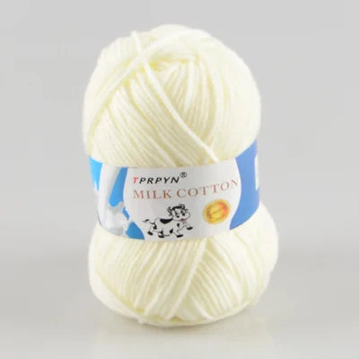 TPRPYN 10pcs Total 500g Milk Cotton Knitting Yarn Soft Tufting Baby crochet knitted Yarn for Hand Knitting worsted thread line