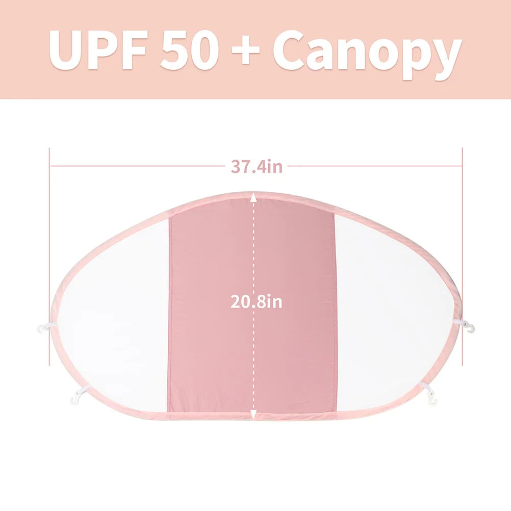 Baby Swim Float Removable Canopy UPF 50+ UV Sunshade Separately Only Canopy Swim Pool Ring Accessories