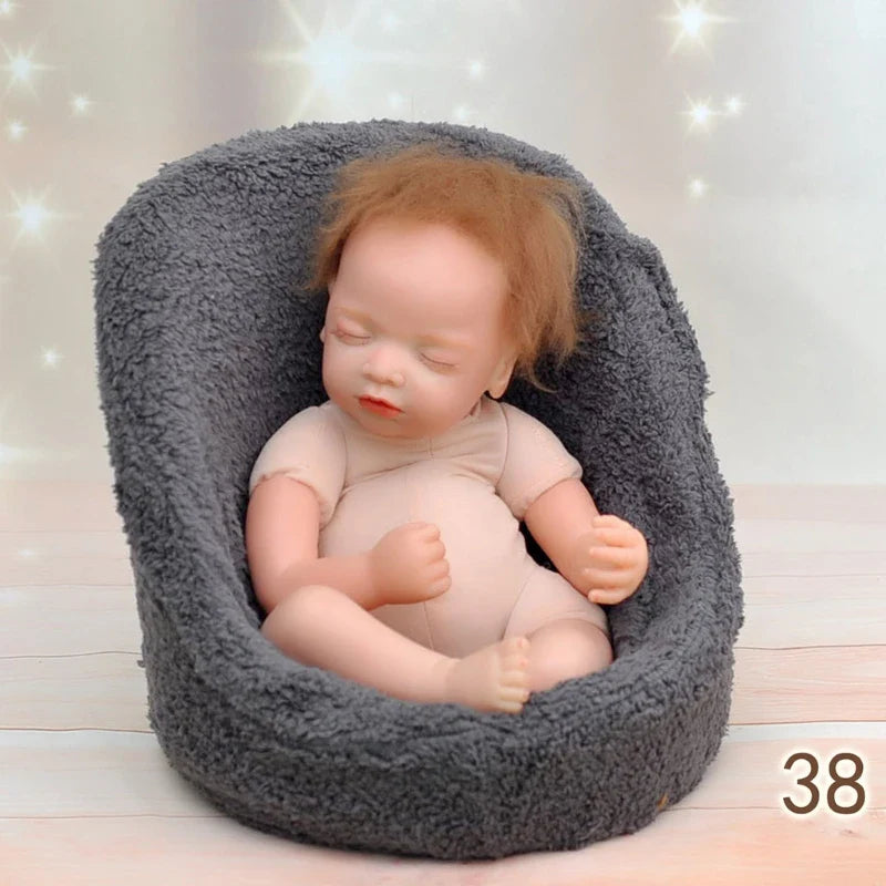 Baby Photography Props Small Sofa Seat Newborn Fotografia Seating Chair Infant Photo Shooting Accessory