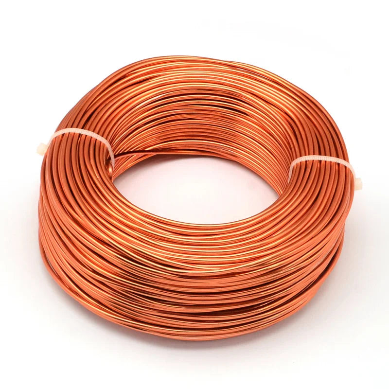 500g 0.8/1/1.2/1.5/2/3/2.5/3.5/4mm Aluminum Wire Bendable Beading Wire Supplies for Jewelry Making DIY Necklace Bracelets Craft