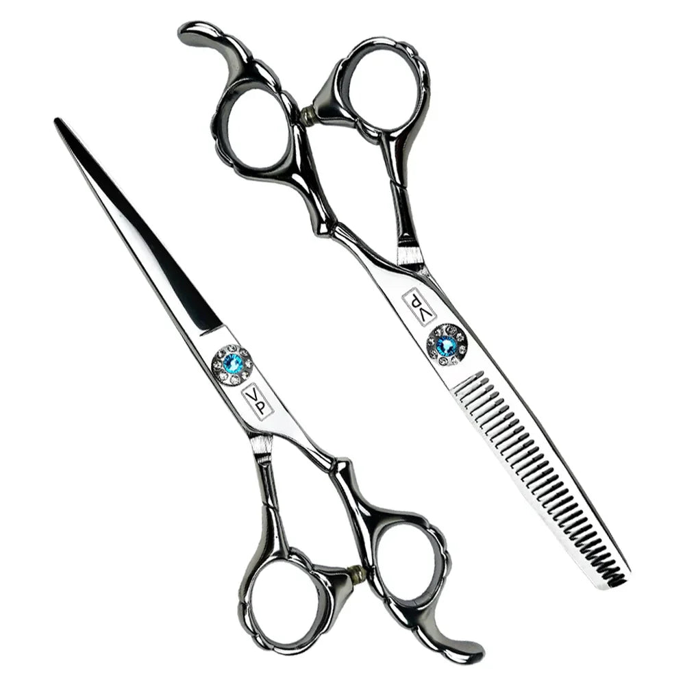 Haircut scissors set for men Professional Barber shop Hairdressing scissors Thinning styling tool 6 Inch Hair Cutting scissors