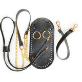 1 Set Handmade Handbag Shoulder Strap Woven Bag Set Leather Bag Bottoms With Hardware Accessories For Diy Bag Backpack