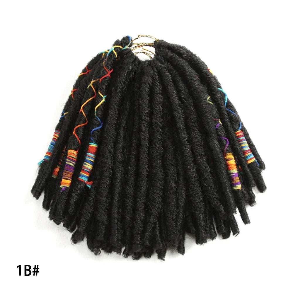 Jumbo Faux Locs Synthetic Crochet Braids Hair Extension Afro Hairstyles Soft Dreadlock For Women Crochet Braiding Hair