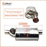 EPLUS Car Exhaust System Vacuum Valve Control Exhaust Pipe Kit Variable Silencer Stainless Universal 51 63 76 Mm Remote Control