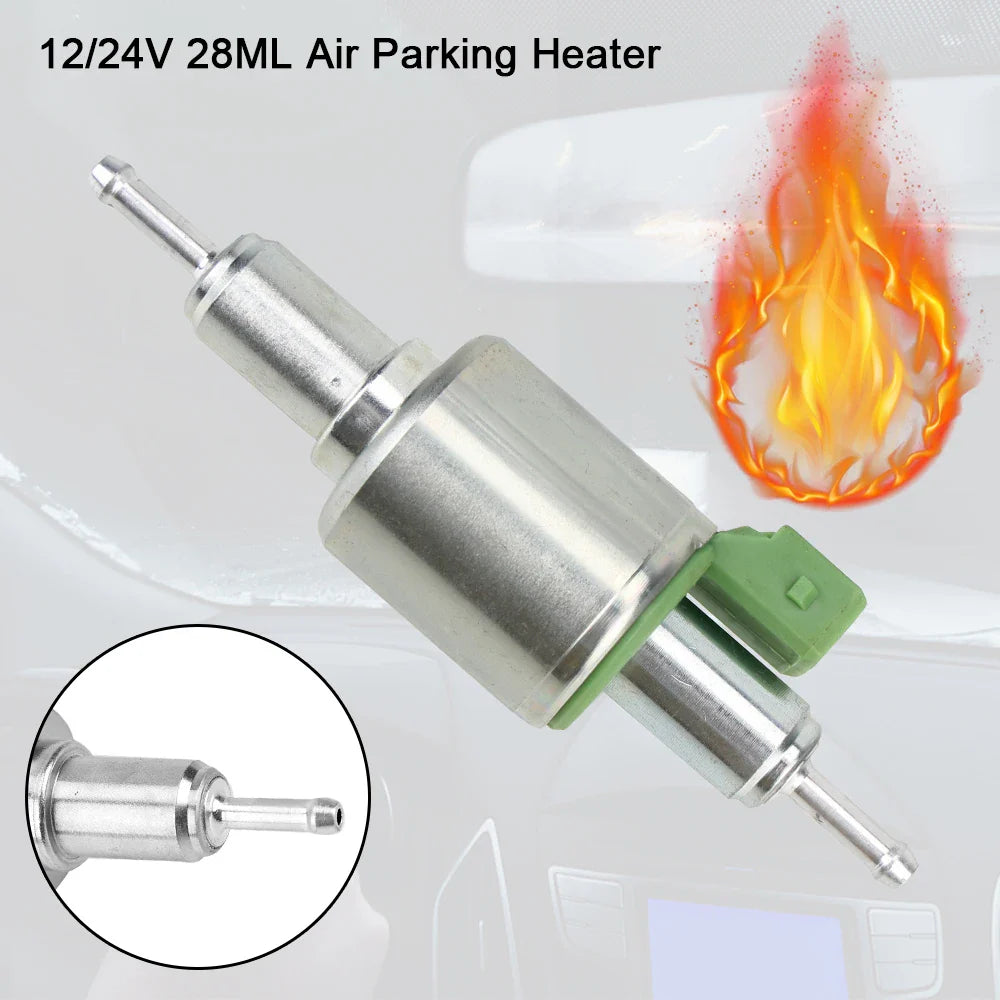 12V 24V 28ml Oil Fuel Pump Pulse Pumping Meter Parking Heater Diesel Car Accessories For Webasto Eberspacher Heaters Universal