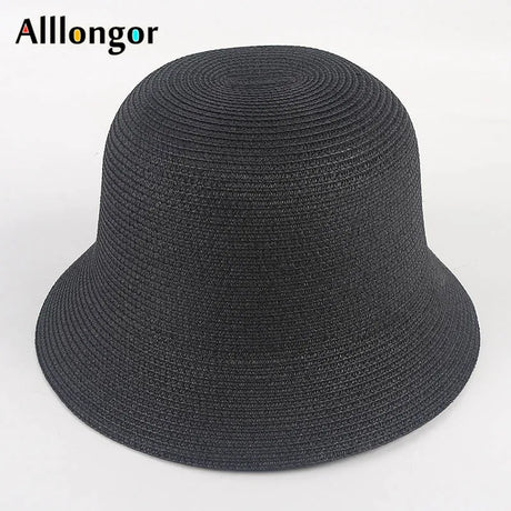 Foldable Sun Hats Women New 2023 Summer Sun visor Protection Straw Hats Panama Beach Bucket Cap Sombreros De Mujer Sunhats