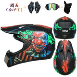 Send 3 pieces gift motorcycle helmet children off-road helmet bike downhill AM DH cross helmet capacete motocross casco