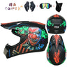 Send 3 pieces gift motorcycle helmet children off-road helmet bike downhill AM DH cross helmet capacete motocross casco