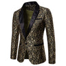 Men's Floral Party Dress Suit Stylish Dinner Jacket Wedding Blazer Prom Tuxedo