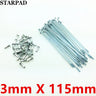 36pcs Motorcycle Accessories Spokes Wire about 20 Cm In Diameter 3 Mm Universal Electric Vehicle Parts Bicycle Spokes