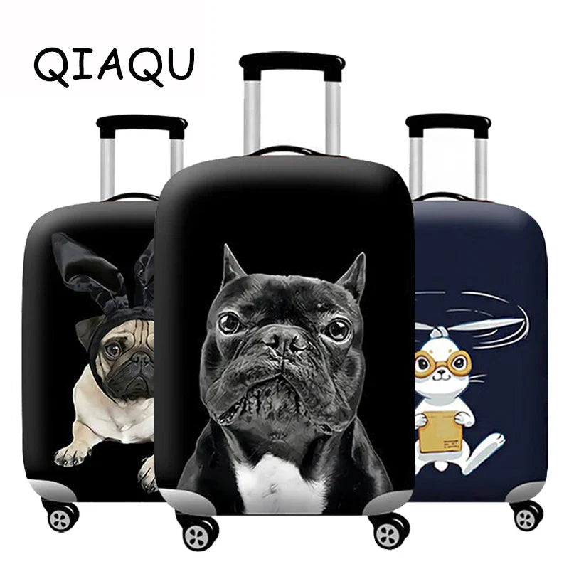 Travel Accessories suitcase cover Animal pattern Luggage Protective Cover Cartoon Elastic Dust Bag Case For 18-32 inch Zipper