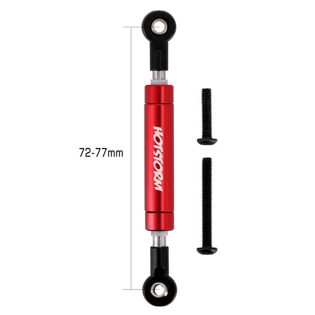 INJORA 1PCS 72-102mm Adjustable Servo Steering Link for 1/10 RC Car Crawler Axial SCX10 TRX4 Redcat GEN8 Upgrade Parts