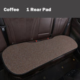 New Flax Car Seat Cover Protector Linen Front Rear Back Cushion Protection Pad Mat Backrest for Auto Interior Truck Suv Van