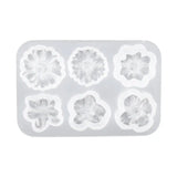 3D Flower Shaped Silicone Molds Candy Epoxy Resin Mold for Jewelry Making DIY Cell Phone Decorating Tool Crafts Handmade