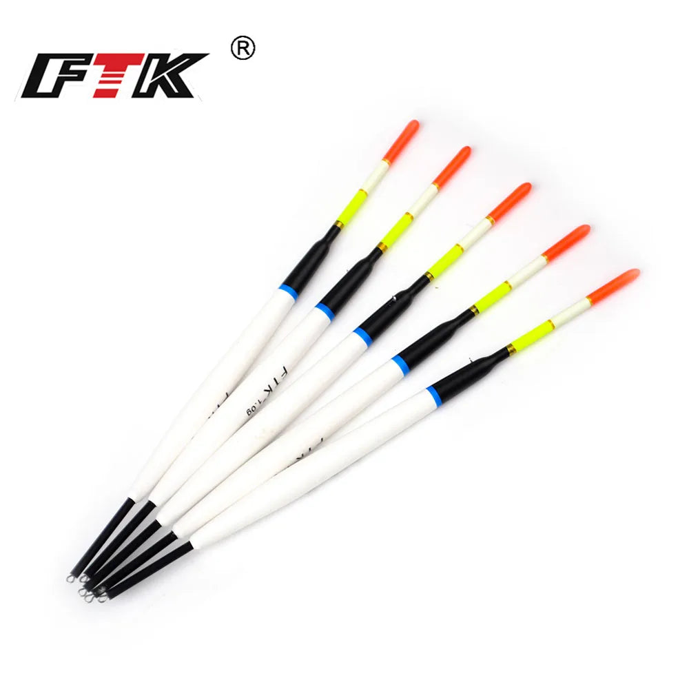 FTK Barguzinsky Fir 5Pcs/Lot Bobber Fishing Float  Length 17cm/20.5cm  Float  1G 3G For Carp Fishing Tackle Accessories