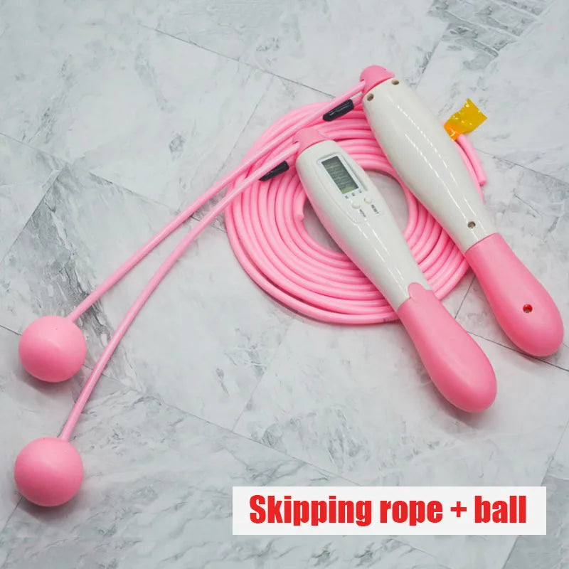 Cordless Electronic Skipping Rope Gym Fitness Crossfit Skipping Smart Jump Rope with LCD Screen Counting Speed Skipping Counter