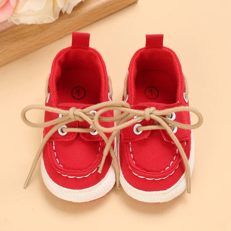 Newborn Baby Shoes Boy Girl Classical Sport Soft Sole PU Leather Multi-Color First Walker Crib Moccasins Casual Sneakers Shoes