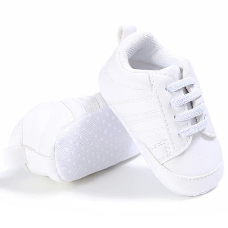 Newborn Baby Shoes Boy Girl Classical Sport Soft Sole PU Leather Multi-Color First Walker Crib Moccasins Casual Sneakers Shoes