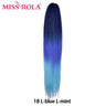 Miss Rola Synthetic 28Inch 100G 2023 New Hair Extension Yaki Straight Jumbo Braiding Hair Pre-Stretched Braid Kanekalon Hair