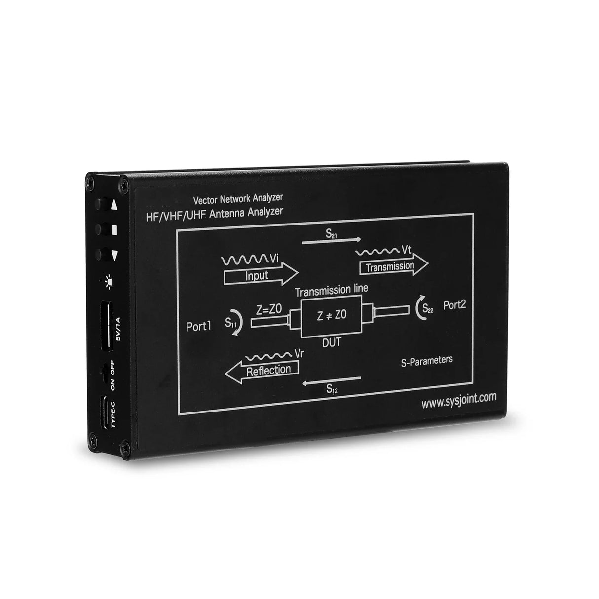 S-A-A-2 NanoVNA-F V2 Vector Network Analyzer Digital Nano VNA Tester MF HF VHF UHF USB Logic Antenna Analyzer Standing Wave