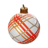 60CM Outdoor Christmas Inflatable Decorated Ball PVC Giant Big Balls Xmas Tree Decoration Inflatable Toy Ball Christmas Supplies