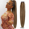 Real Beauty Ponytail Human Hair Wrap Around Horsetail Straight Brazilian100% Remy Human Hair Ponytail Extensions 60/100/120/150g