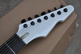 2020 high quality classic 7 string electric guitar, white body, black accessories, custom support