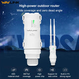 Wavlink High Power AC1200/600/300 Outdoor Wireless WiFi Repeater AP/WiFi Router Dual Dand 2.4G+5Ghz Long Range Extender POE