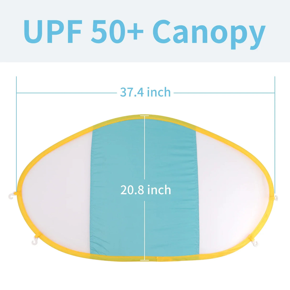 Baby Swim Float Removable Canopy UPF 50+ UV Sunshade Separately Only Canopy Swim Pool Ring Accessories