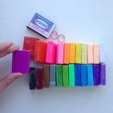 Art craft Flexible And Enough Strength Polymer Clay Modeling Oven Bake Hand Craft Clay Total 24 Color Kids Puzzle Toy Plasticine