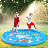 100/170cm Children Outdoor Funny Toys Kids Inflatable Round Water Splash Play Pools Playing Sprinkler Mat Yard Water Spray Pad