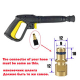 Car Wash Gun Replacement Pistol For Karcher K Series Pressure Washer With Jet And Turbo Spray Lance Wand Cleaning