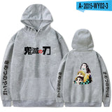 Anime Hoodie Demon Slayer Oversized Hoodies Sweatshirts Men/Womens Autumn Sweatshirt Harajuku Casual Clothing fashion Pullovers