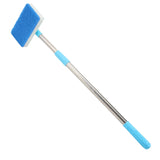 Cleaner Scrubber 180° adjustable Super Long Handle Aquarium Fish Tank Glass Window Algae Double-Sided Sponge Cleaning Brush