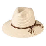 FURTALK Summer Straw Hat for Women Panama Beach Hat Bucket Sun Hats Female Summer Big Brim UV Protection Cap chapeau femme 2020