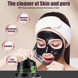 Black Mask For Face Skin Care Bamboo Charcoal Facial Masks Remove Blackhead Dot Acne Peeling Mask Facial Nose Deep Cleansing