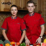 chef shirt Chef Jacket Long Adjustable Sleeve Men Women Unisex Cook Coat Restaurant Hotel Kitchen Wear Waiter Uniform