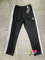 Similar All Black Needles Pants 2022 Men Women 1:1 High Quality Embroidered Butterfly Needles Track Pants Straight AWGE Trousers