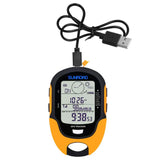 SUNROAD Multifunctional Handheld USB Compass Altimeter Barometer Digital Watch