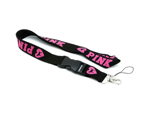 Wholesale Lot 10pcs Cellphone lanyard Straps Clothing Keys Chain ID cards Holder Detachable Buckle VS Love PINK Lanyards