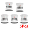 CPVAN Smoke Detector Fire Alarm Home Security System 5 Years Battery CE Certifed EN14604  85dB Smoke Sensor Fire Protection